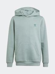 adidas originals Green Small Trefioil Logo Hoodie - Image 6 of 6