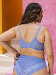 Elomi Blue Cornflower Nerina High Leg Briefs - Image 3 of 7