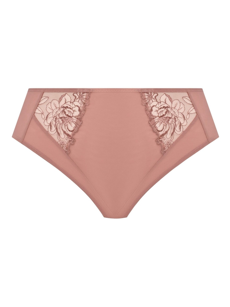 Elomi Pink Ash Rose Teagan High Leg Briefs - Image 7 of 7