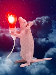 Seletti Pink Mouse Resin Table Lamp - Image 2 of 4