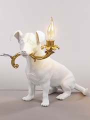 Seletti White Rio The Dog Resin Table Lamp - Image 1 of 6