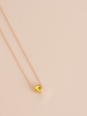 Gold Tone Birthstone Necklace - Image 11 of 13