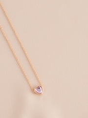 Gold Tone Birthstone Necklace - Image 2 of 13