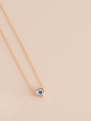 Gold Tone Birthstone Necklace - Image 3 of 13