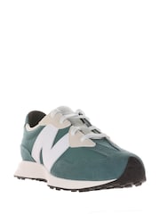 New Balance Green/White Boys 327 Trainers - Image 5 of 8