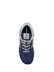 New Balance Navy Boys 574 Trainers - Image 3 of 4