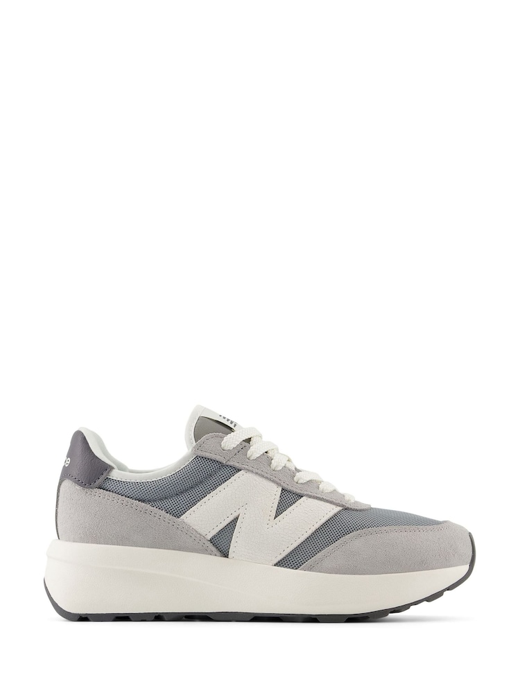 New Balance Grey Boys 370 Trainers - Image 2 of 4 New Balance Grey Boys 370 Trainers - Image 2 of 4