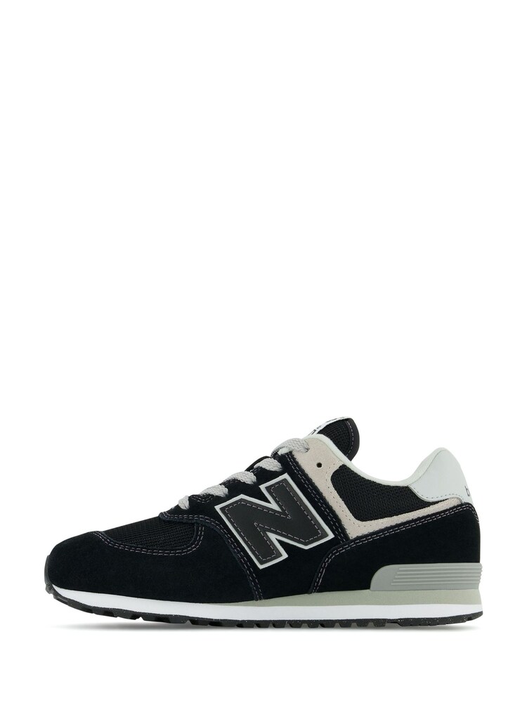 New Balance Black 574 Trainers - Image 2 of 7 New Balance Black 574 Trainers - Image 2 of 7