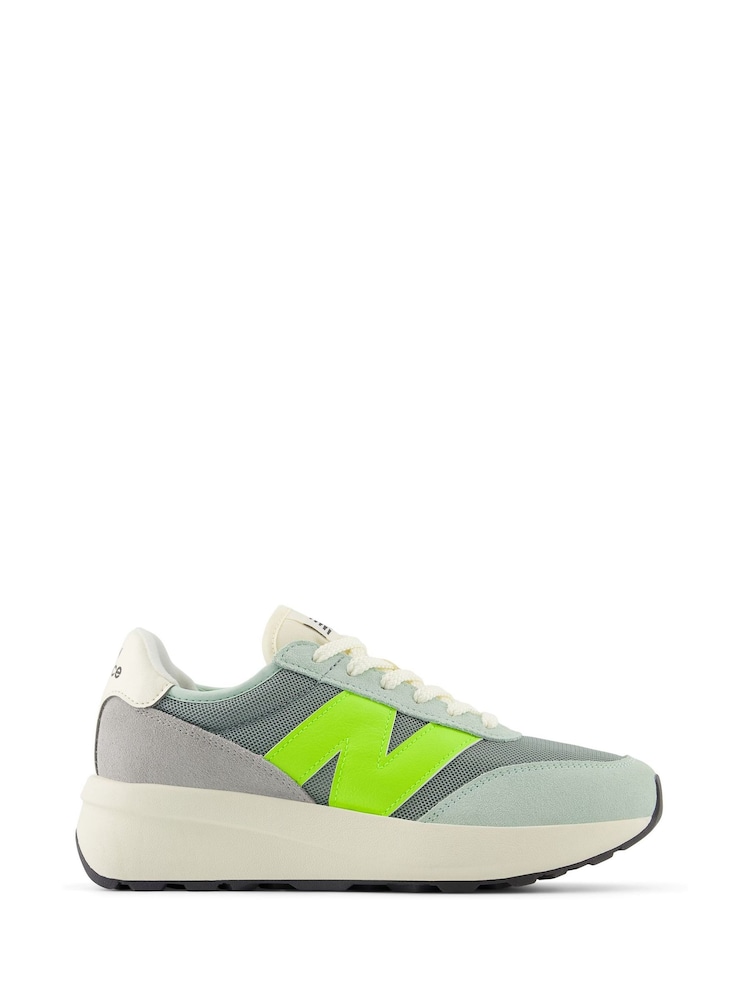 New Balance Green/Grey Boys 370 Trainers - Image 1 of 9 New Balance Green/Grey Boys 370 Trainers - Image 1 of 9