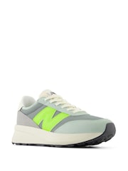 New Balance Green/Grey Boys 370 Trainers - Image 5 of 9