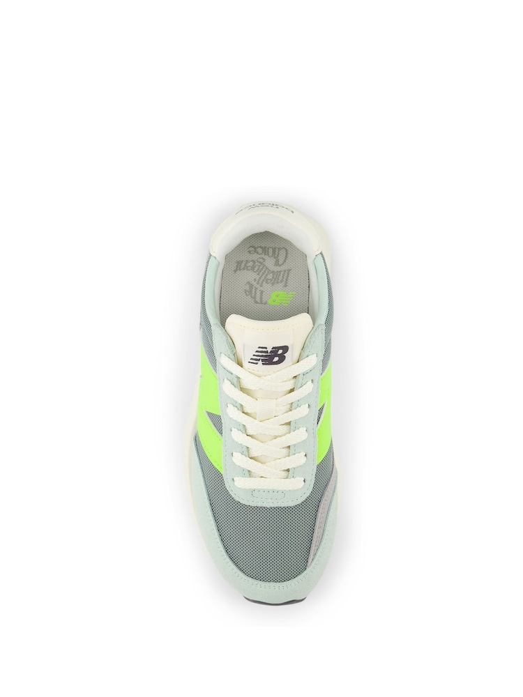 New Balance Green/Grey Boys 370 Trainers - Image 9 of 9 New Balance Green/Grey Boys 370 Trainers - Image 9 of 9