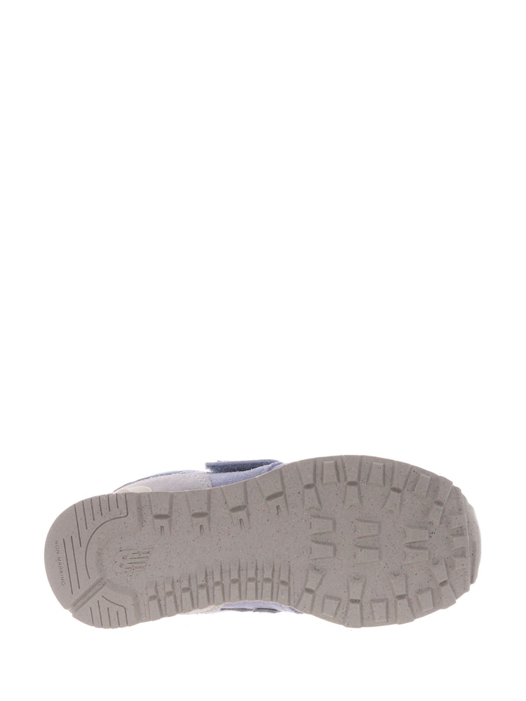 Blauw - New Balance Boys Hook and Loop 574 Trainers - Image 5 of 7