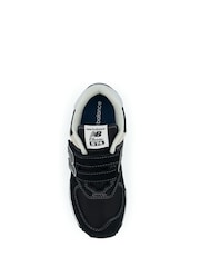 Черный - New Balance Boys Hook and Loop 574 Trainers - Изображение 5 из 6