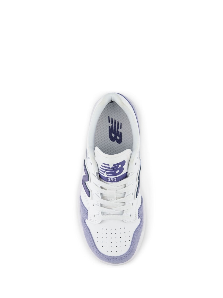 Blauw/wit - New Balance - 480 Jongenssneakers - Image 5 of 7