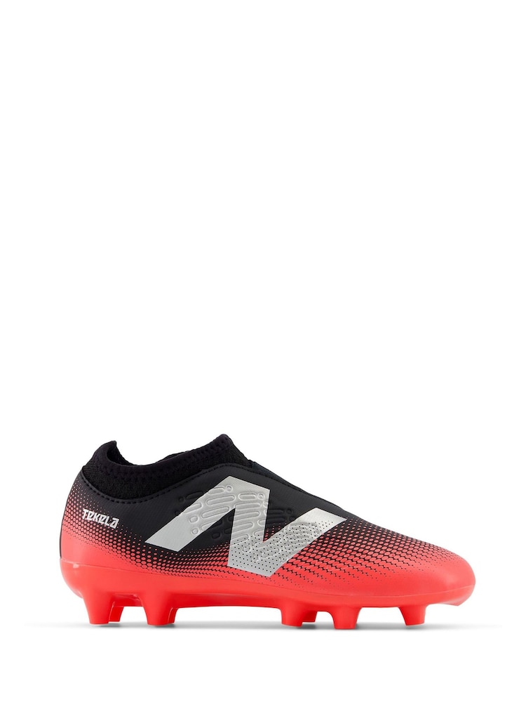 Schwarz - New Balance Boys Tekala Firm Ground Football Boots - Bild 1 von 7