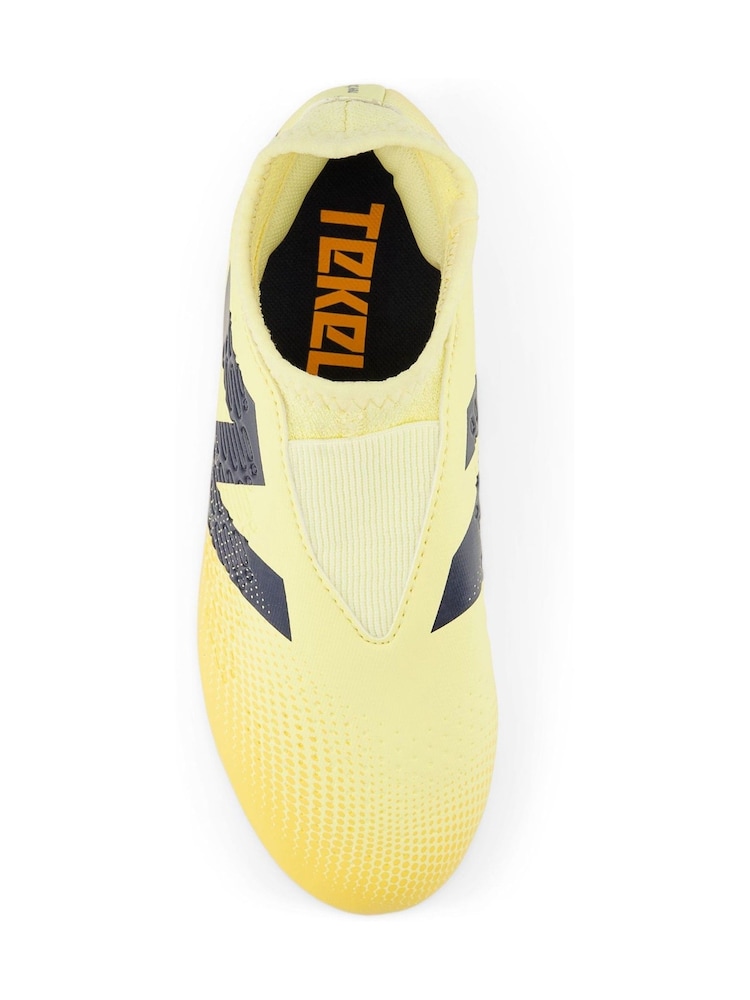 Amarillo - New Balance Boys Tekala Firm Ground Football Boots - Imagen 6 de 6
