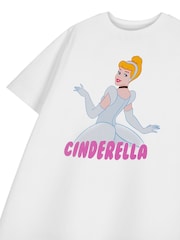 Vanilla Underground White Cinderella Girls Disney Princess Licensed 100% Cotton T-Shirt - Image 5 of 6