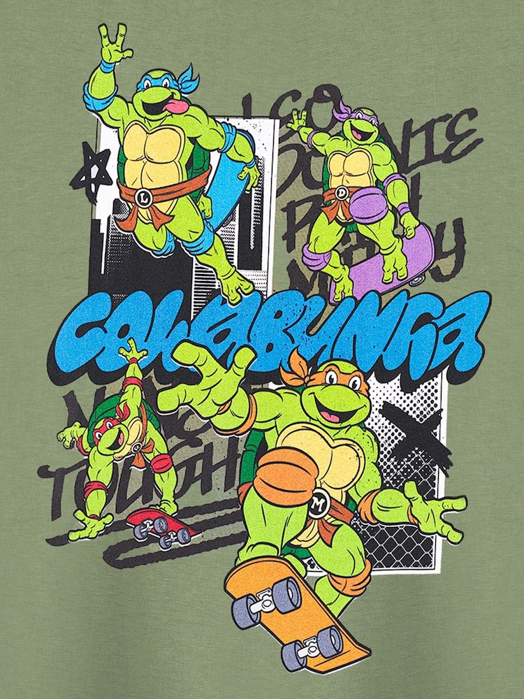Vanilla Underground Green Teenage Mutant Ninja Turtles Boys Licensed T-Shirt - Image 6 of 6 Vanilla Underground Green Teenage Mutant Ninja Turtles Boys Licensed T-Shirt - Image 6 of 6