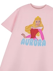 Vanilla Underground Pink Aurora Girls Disney Princess Licensed 100% Cotton T-Shirt - Image 4 of 6