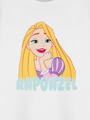 Vanilla Underground White Rapunzel Girls Disney Princess Licensed 100% Cotton T-Shirt - Image 6 of 6