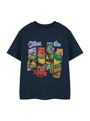 Vanilla Underground Blue Teenage Mutant Ninja Turtles Boys Licensed T-Shirt - Image 1 of 7