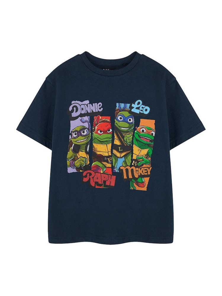 Vanilla Underground Blue Teenage Mutant Ninja Turtles Boys Licensed T-Shirt - Image 1 of 7