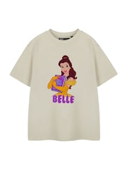 Vanilla Underground Cream Belle Girls Disney Princess Licensed 100% Cotton T-Shirt - Image 1 of 6