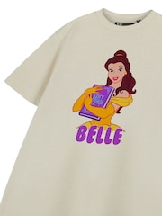 Vanilla Underground Cream Belle Girls Disney Princess Licensed 100% Cotton T-Shirt - Image 3 of 6
