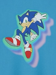 Vanilla Underground Blue Boys Sonic The Hedgehog Licensed 100% Cotton T-Shirt - Image 6 of 6