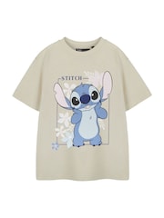 Vanilla Underground Cream Girls Stitch Disney Licensed 100% Cotton T-Shirt - Image 1 of 6
