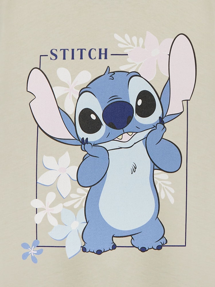 Vanilla Underground Cream Girls Stitch Disney Licensed 100% Cotton T-Shirt - Image 4 of 6