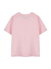 Vanilla Underground Pink Jasmine Girls Disney Princess Licensed 100% Cotton T-Shirt - Image 2 of 6