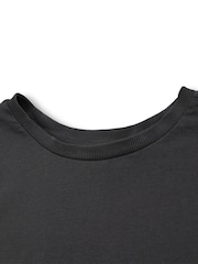 Vanilla Underground Grey Womens Nirvana Licensed Crop 100% Cotton T-Shirt - Image 3 of 6