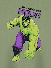 Vanilla Underground Green Boys 100% Cotton Marvel Licensed T-Shirt - Image 4 of 6