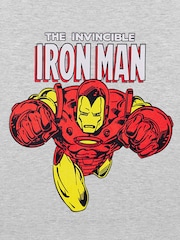 Vanilla Underground Grey Light Boys 100% Cotton Marvel Licensed T-Shirt - Image 4 of 6