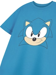 Vanilla Underground Blue Dark Boys Sonic The Hedgehog Licensed 100% Cotton T-Shirt - Image 3 of 6