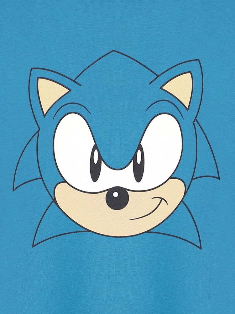 Vanilla Underground Blue Dark Boys Sonic The Hedgehog Licensed 100% Cotton T-Shirt - Image 4 of 6