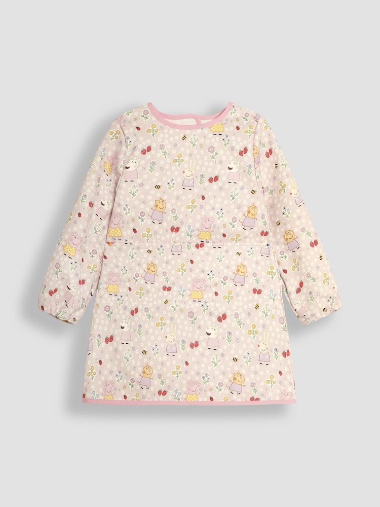 JoJo Maman Bébé Pink Peppa Pig Craft Apron - Image 1 of 3