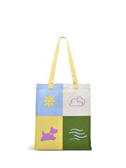 Radley London Yellow Summer Craft Medium Open-Top Tote Bag - Image 1 of 4