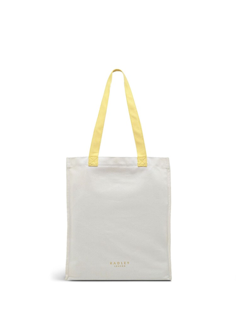 Radley London Yellow Summer Craft Medium Open-Top Tote Bag - Image 2 of 4