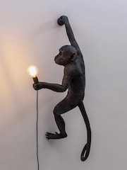 Seletti Black Right Hand Hanging Monkey Ceiling Light - Image 3 of 6