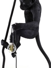 Seletti Black Monkey Ceiling Light with Rope - Image 5 of 5