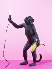 Seletti Black Standing Monkey Table Lamp - Image 1 of 6