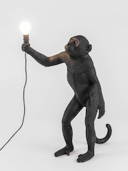 Seletti Black Standing Monkey Table Lamp - Image 3 of 6