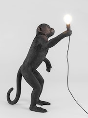 Seletti Black Standing Monkey Table Lamp - Image 4 of 6