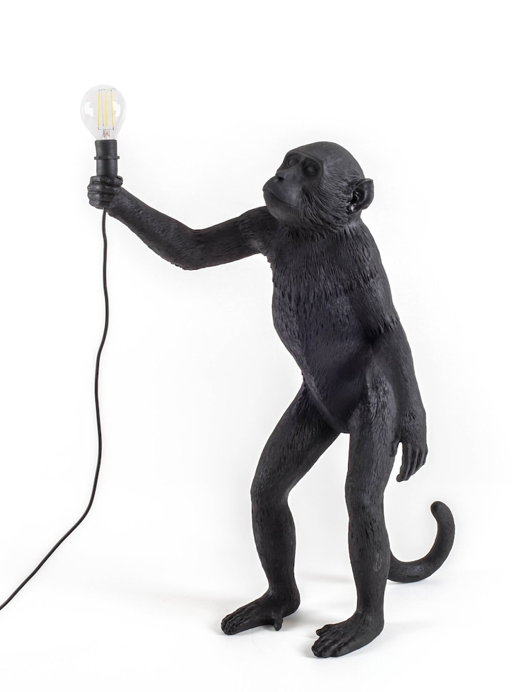 Seletti Black Standing Monkey Table Lamp - Image 6 of 6