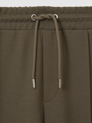 Reiss Sage Green Premier Drawstring Jersey Joggers - Image 6 of 6