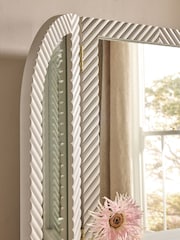 Light Grey Valencia Solid Mango Mirror Dressing Table - Image 2 of 3