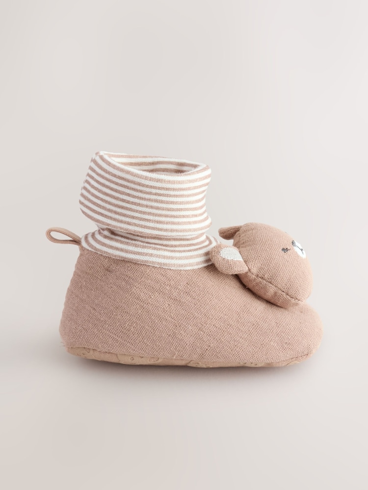 Neutral Bear Baby Sensory Sock Top Boots (0-24 months) (0-2mths) - Image 2 of 5