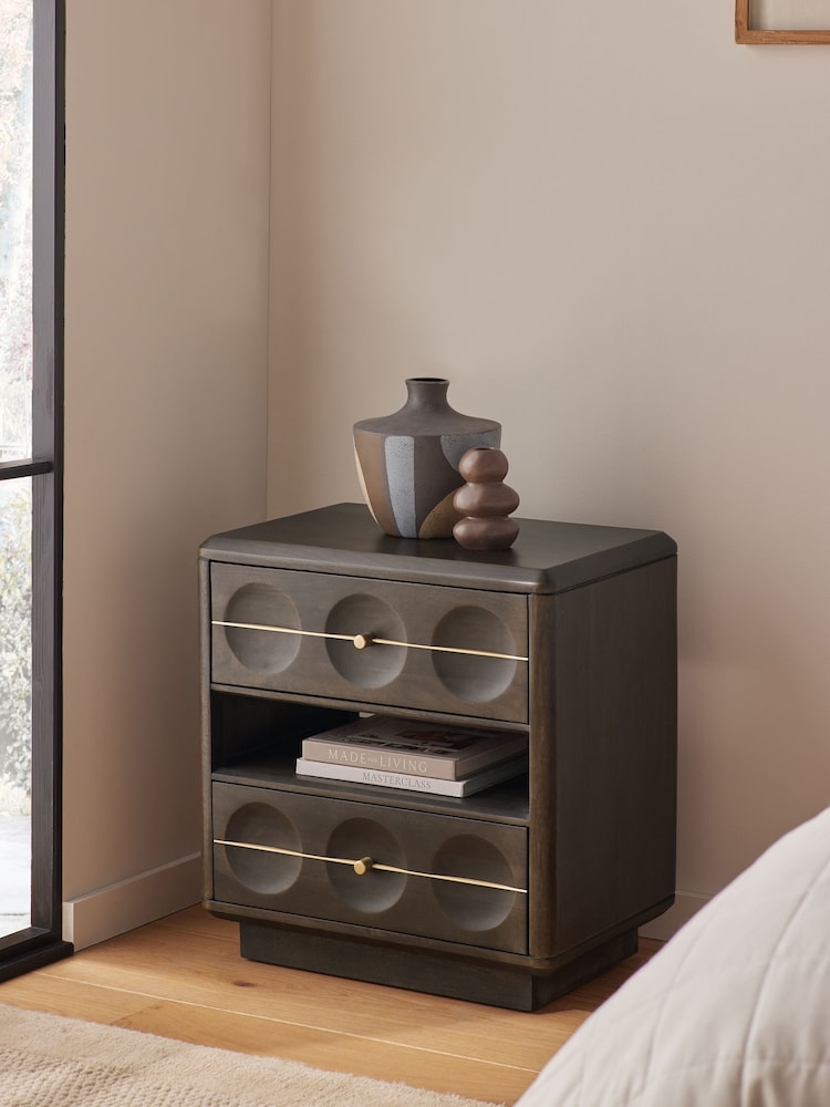 Dark Brown Eden Solid Mango Wood Side Table - Image 2 of 8